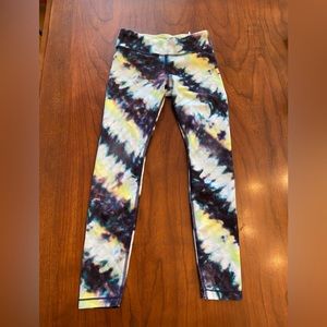 Girl Athleta Girl Size 8/10 Tie Dyed Full Length Leggings